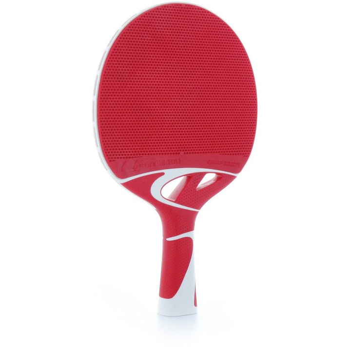 Paleta de tenis de masa, Cornileau, pentru exterior, Rosu/Alb