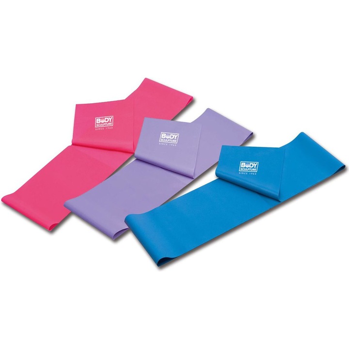 Set de 3 benzi fitness, Body Sculpture, Multicolor