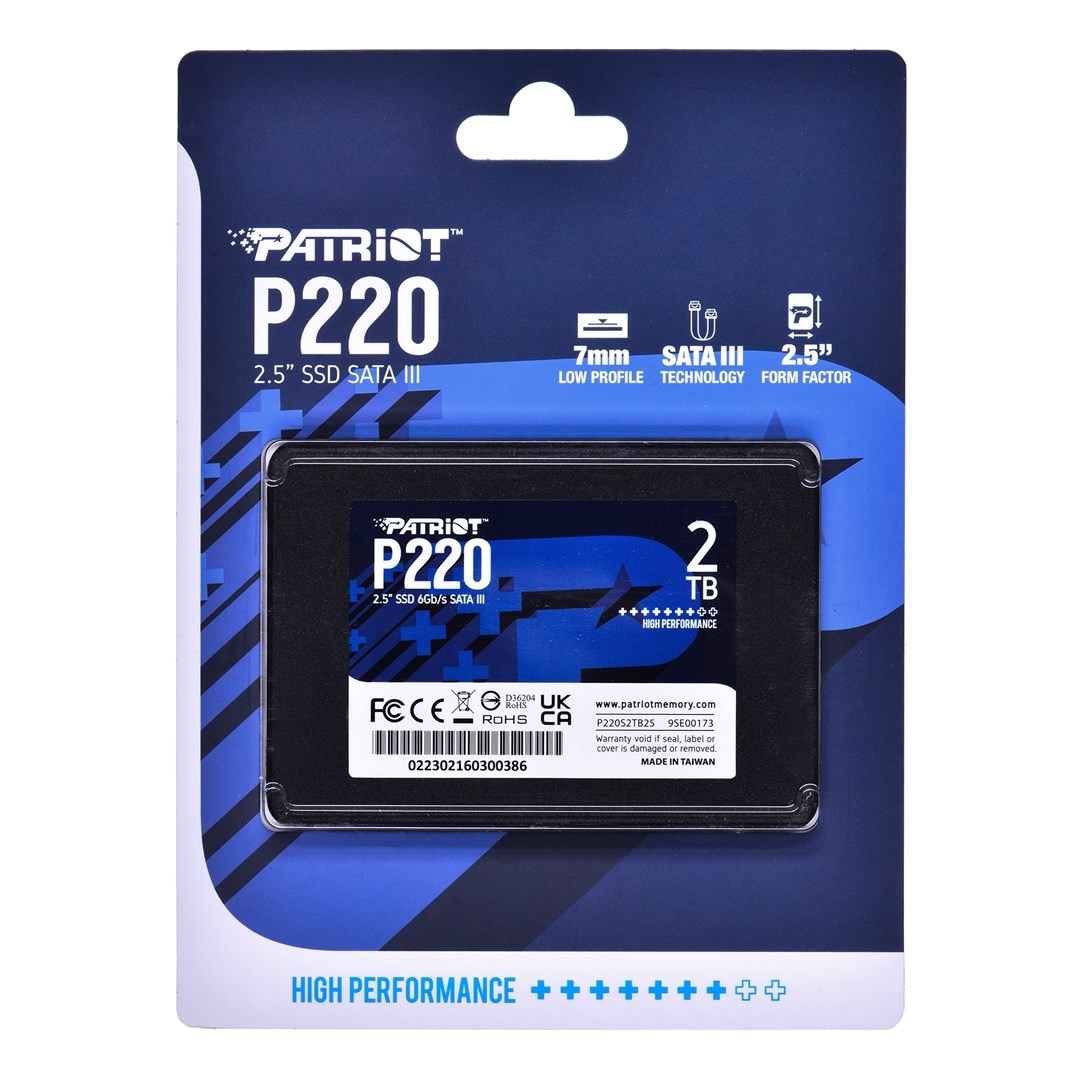 SSD Patriot P220 1TB SATA-III 2.5