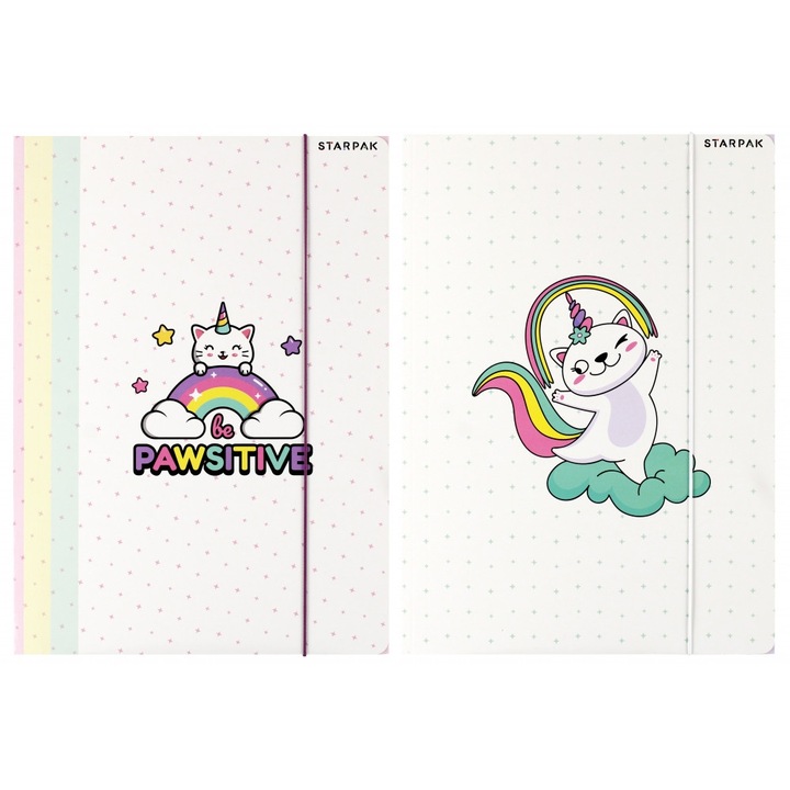 Set doua dosare, Starpack, A4, Multicolor