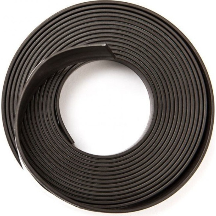 Banda autocolanta magnetica, Dalprint, Negru, 1,27 cm x 3 m