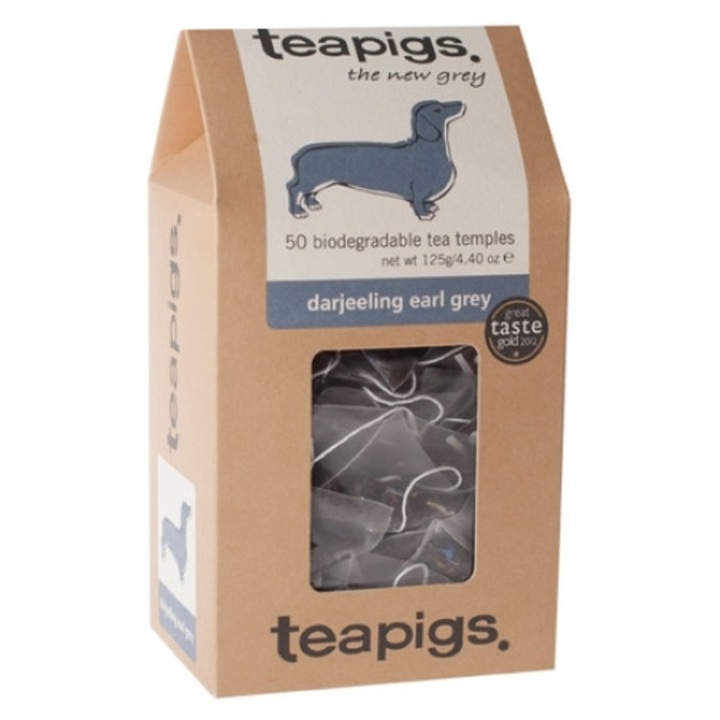 Ceai Darjeeling Earl Grey, Teapigs, 50 piramide
