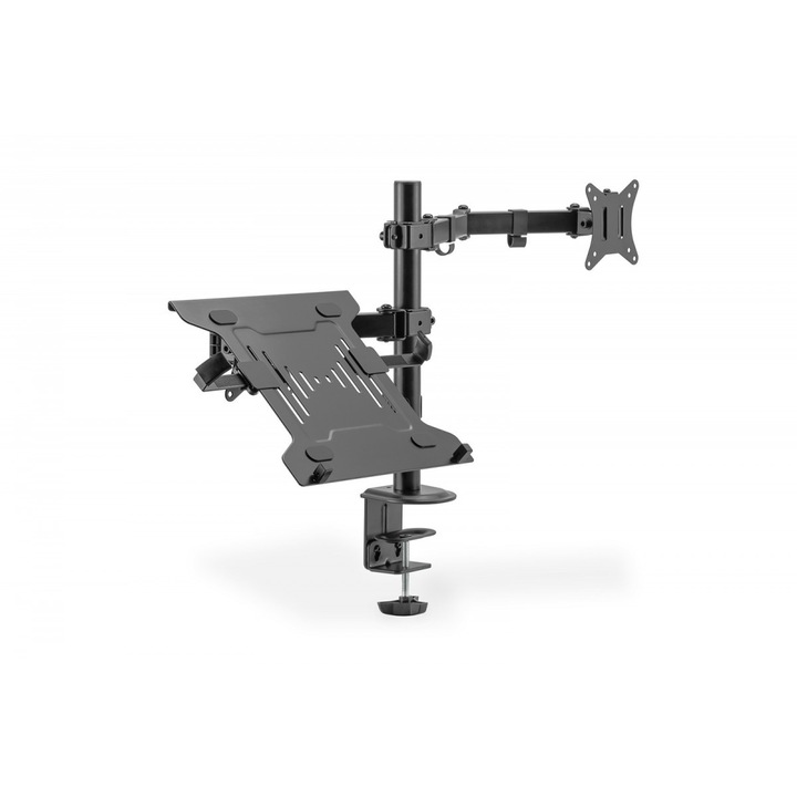 Стойка за телевизор Digitus, VESA 100x100, Максимално натоварване 9 кг, Черен
