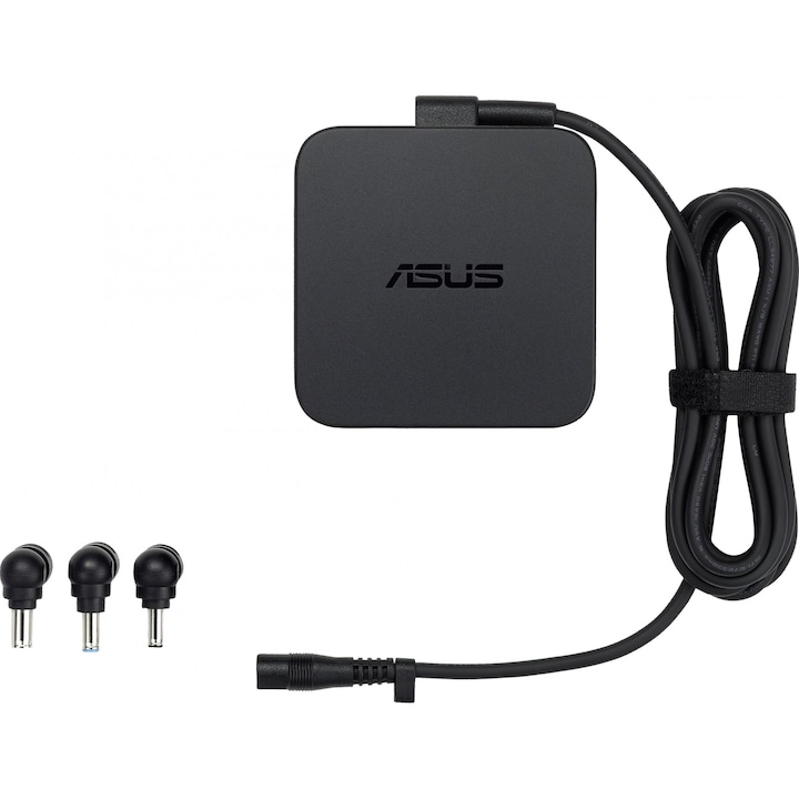 Захранване за лаптоп, Asus, 65W, Черно, 100 - 240 V