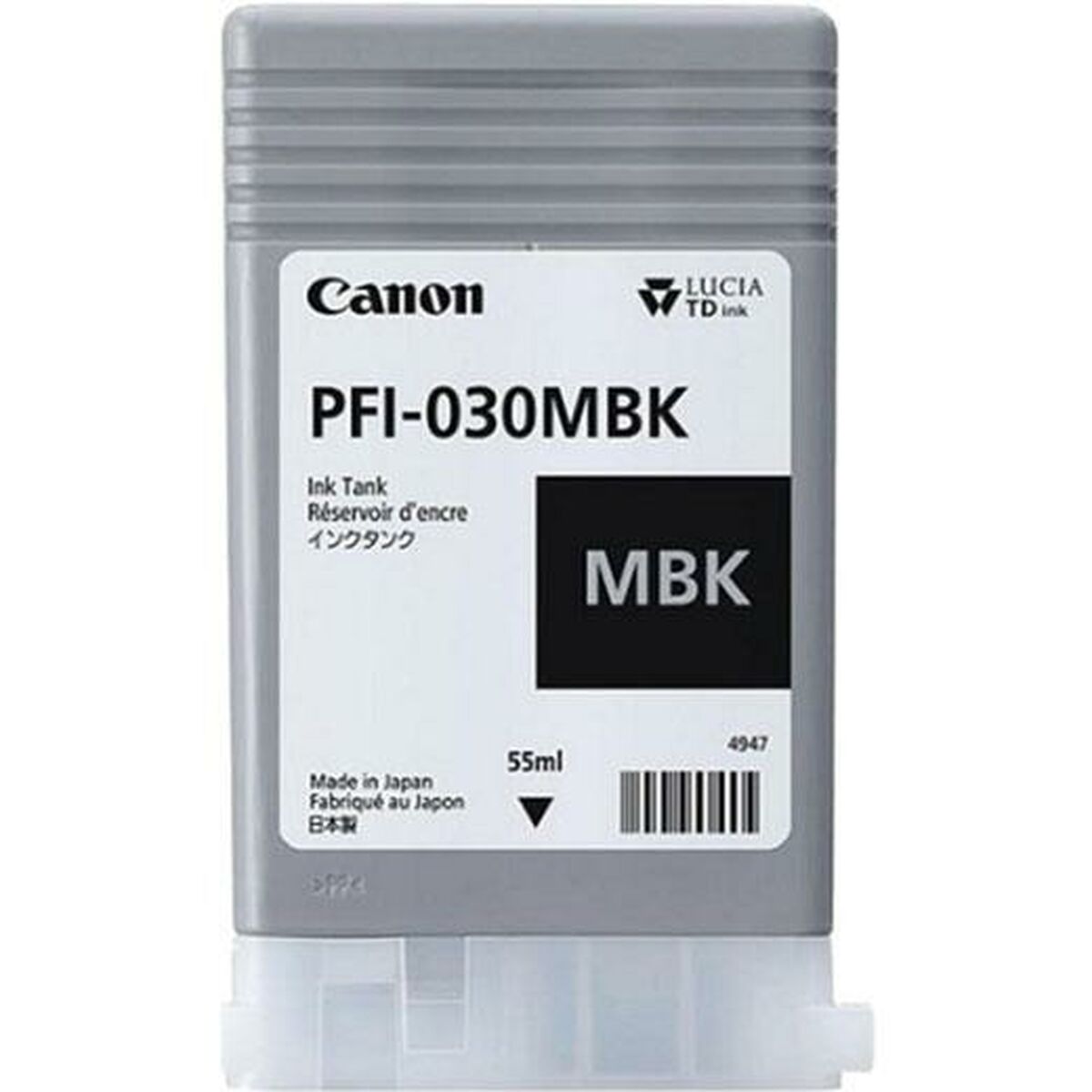 Cartus cerneala canon pfi-030mbk matte black capacitate 55ml