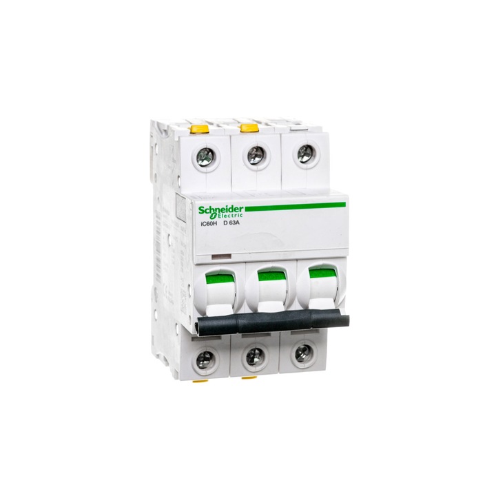Set 3 sigurante electrice Schneider Electric, 3P, 63A, 400V, IP20