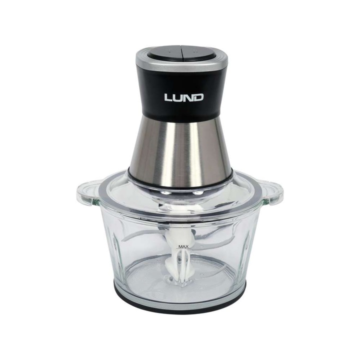 Чопър, LUND, Неръждаема стомана, 500 W, 2l, Сребрист