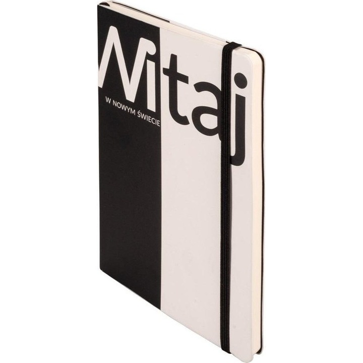 Notebook A5 puncte Salutare alb-negru 870244