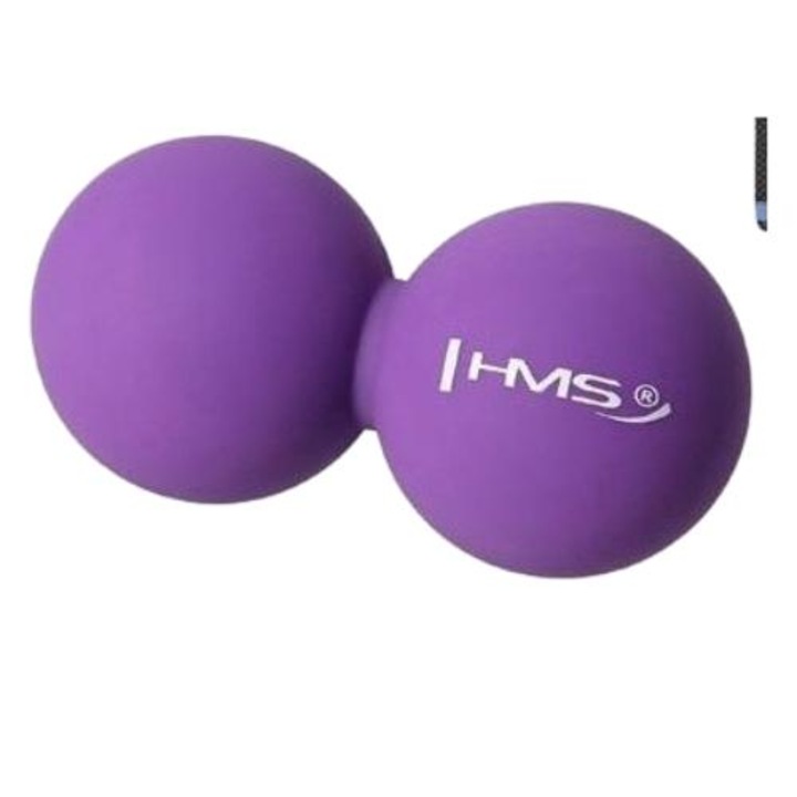 Set 2 mingi de lacrosse duble, HMS, Silicon, Violet