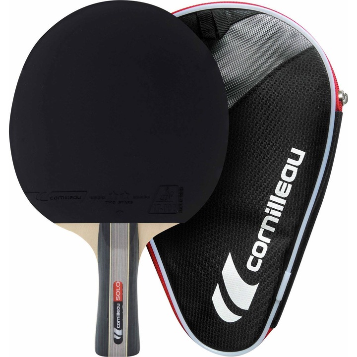 Paleta de tenis, Cornilleau, Cauciuc, Negru
