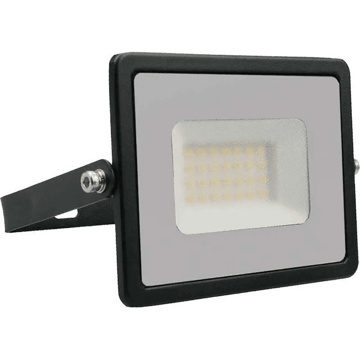 Proiector LED, V-TAC, 30W, 2510lm, 6500K, IP65, Negru, aluminiu