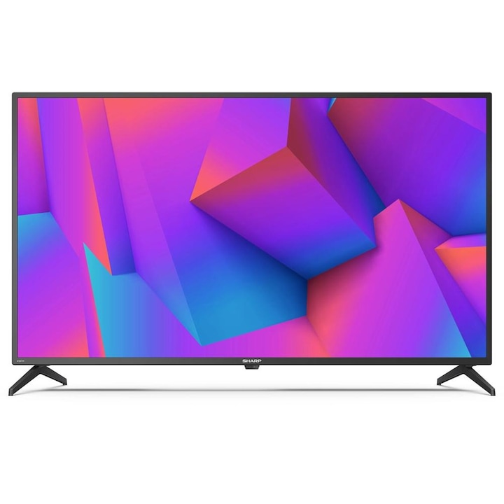Televizor, Sharp TV, 40FE2E, TV LED Linux de 40 inchi, FULL HD, 1920x1080, Asistent Google, Negru