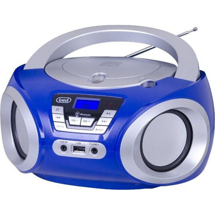Аудио система Boombox, Trevi, BT/CD/USB/Радио, Син