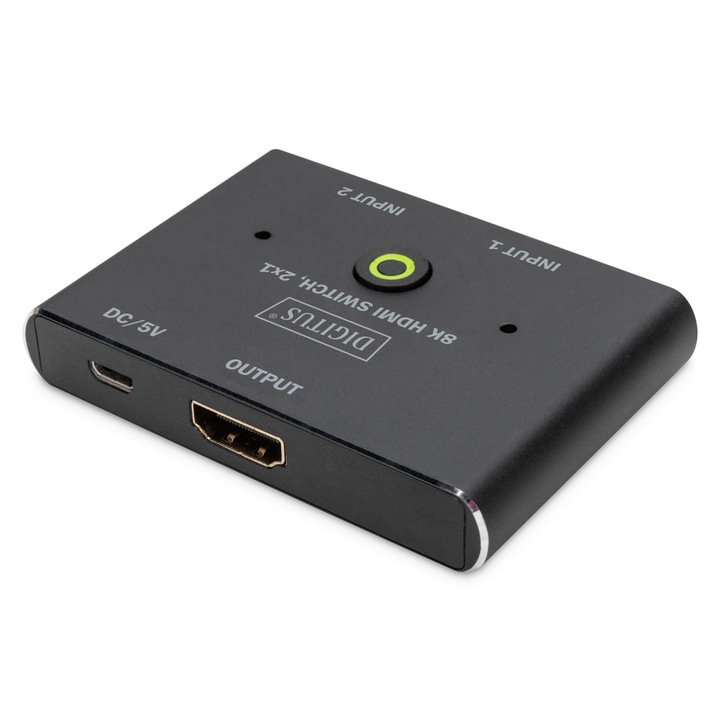 Digitus 8K HDMI Switch Fekete, Switch