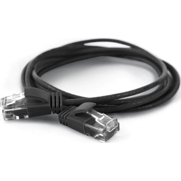 Cablu de retea, Wantec, Cat6a, 5m, U/UTP, negru - eMAG.ro
