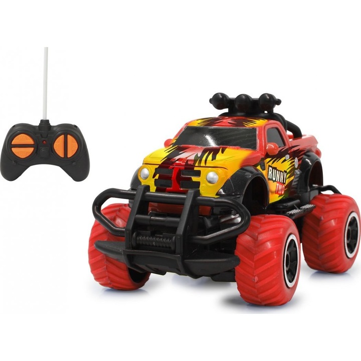 Monster Truck Játékautó, Jamara, elektromos, piros, távirányítóval