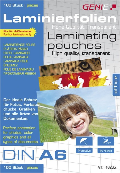 Folii laminate, Genie, 100 A6