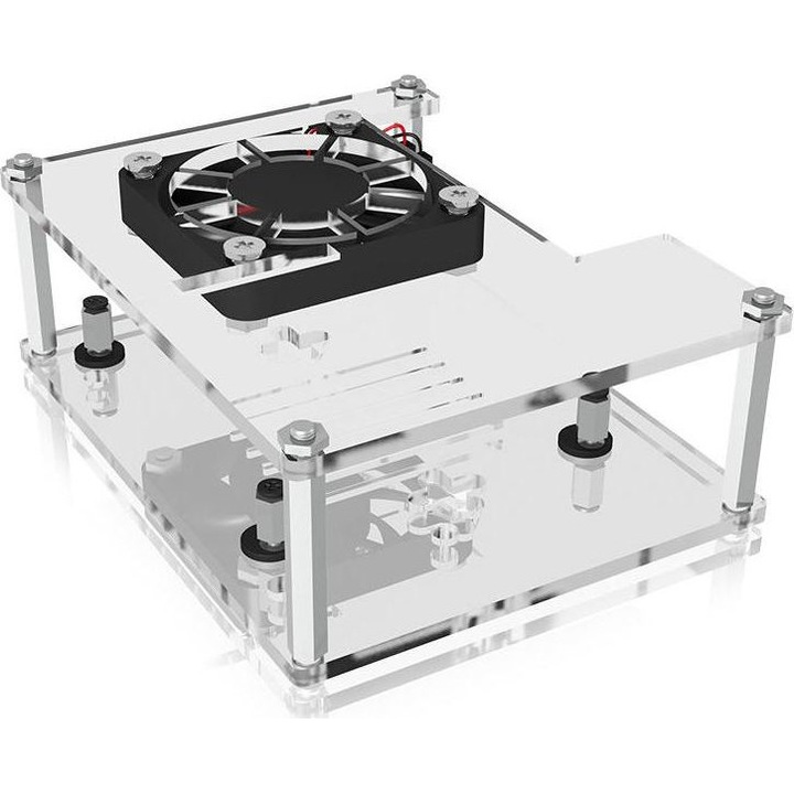Калъф за Raspberry Pi, Icy Box, Акрил, Прозрачен