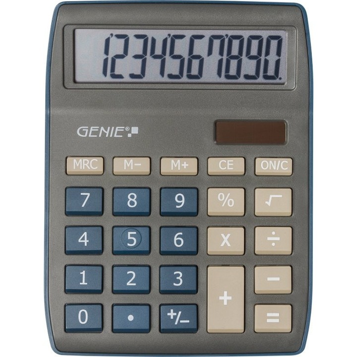 Calculator stiintific, Genie, 840DB, 10 cifre, Albastru
