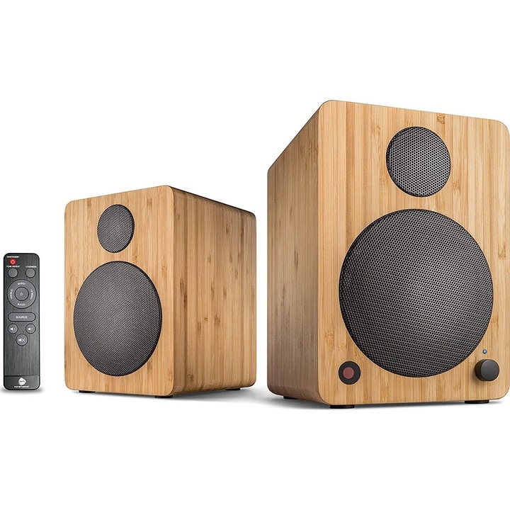 Комплект 2 тонколони Wavemaster CUBE NEO Mini 2.0, бамбук, кафяв