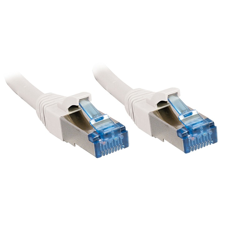 UTP мрежов кабел, Lindy Patchkabel, 3m, RJ-45, бял