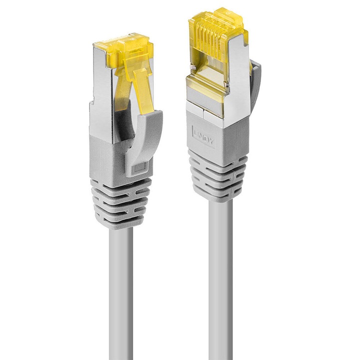 Мрежов кабел, LINDY, Cat6A, S/FTP, LSOH, Cat7, 1.50 m, Сив