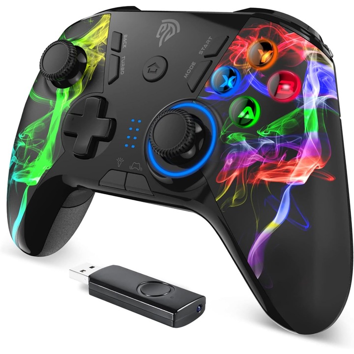 EasySMX vezeték nélküli PC vezérlő, kettős vibráció, többszínű