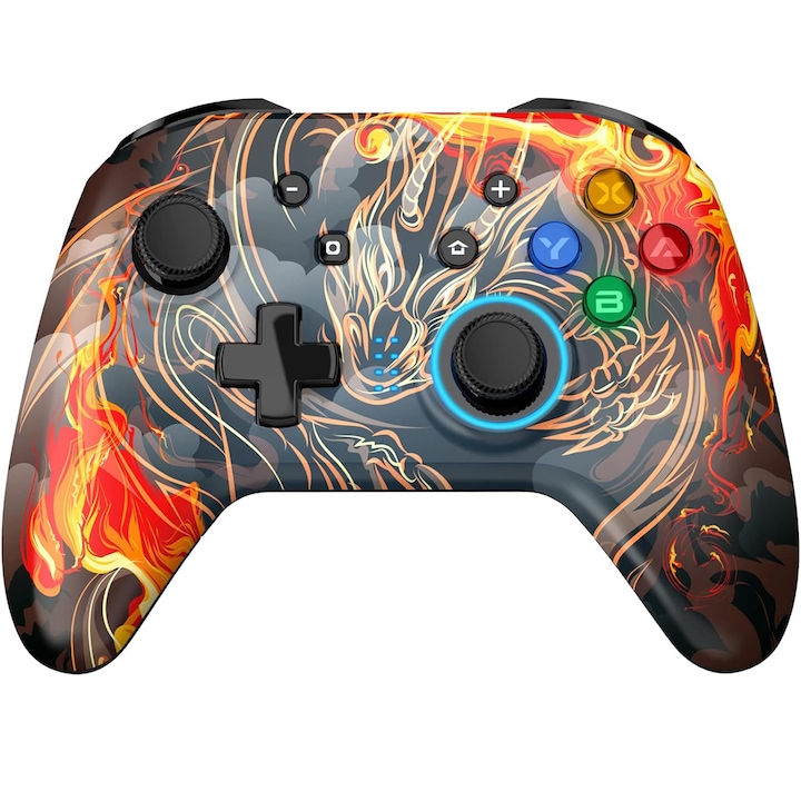 Gamepad, EasySMX, Nintendo Switch/SteamDeck/PC/iOS/Android kompatibilis, Multicolor