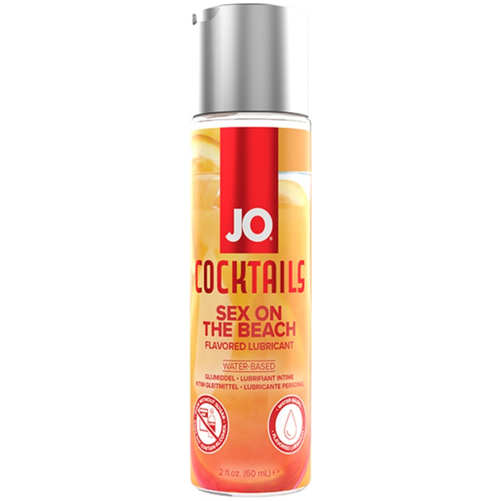 System JO Cocktails - vízbázisú síkosító - Sex on the Beach [60 ml]