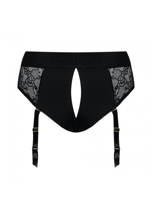 Szexi fehérnemű, Strap-On-Me, Nylon, Fekete, S