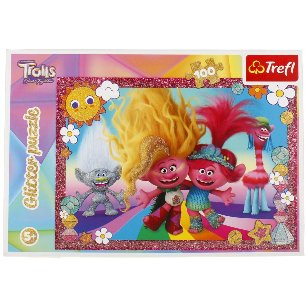 Puzzle, Trefl, 100 darab, Modell Trollok - eMAG.hu