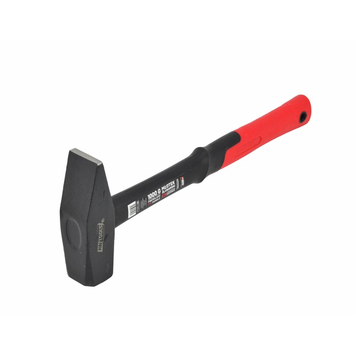 Ciocan pentru lacatus, AwTools, Otel carbon, 0,3 kg, Negru/Rosu