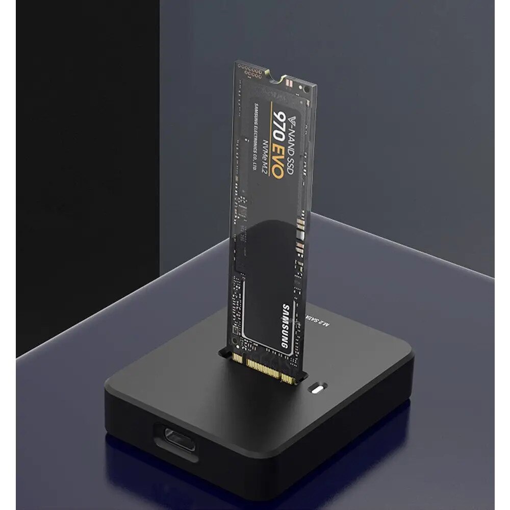 Unitati Ssd Statie de andocare pentru unitati SSD M.2 SATA si NVME, GEMBIRD, negru ...