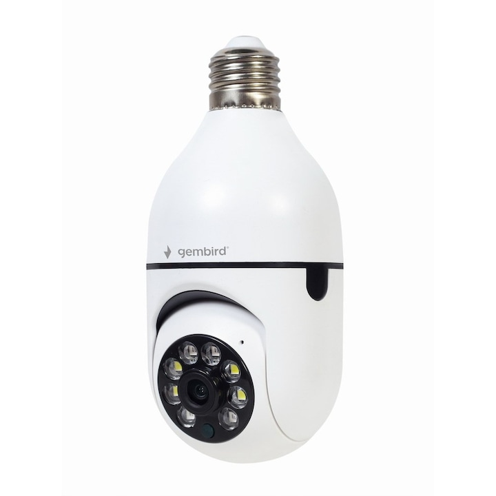 Wi-Fi камера, GEMBIRD, модел Smart Pan-Tilt E27 1080p