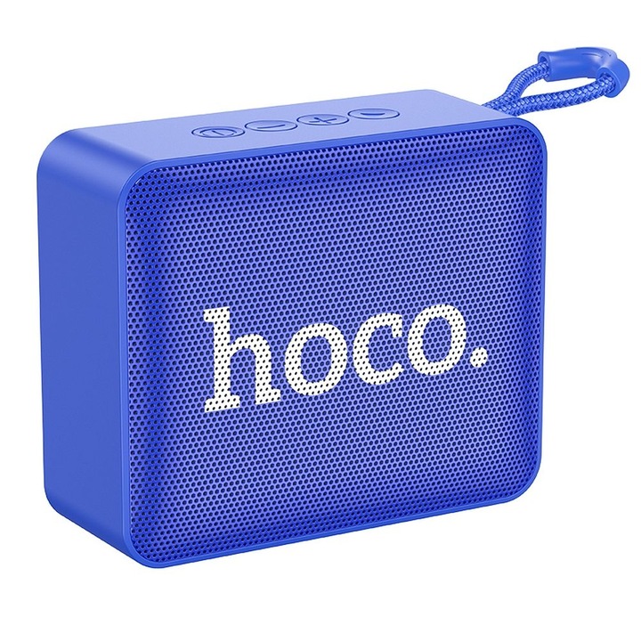 Boxa portabila bluetooth, Hoco, 108 x 90 x 45 mm, Albastru