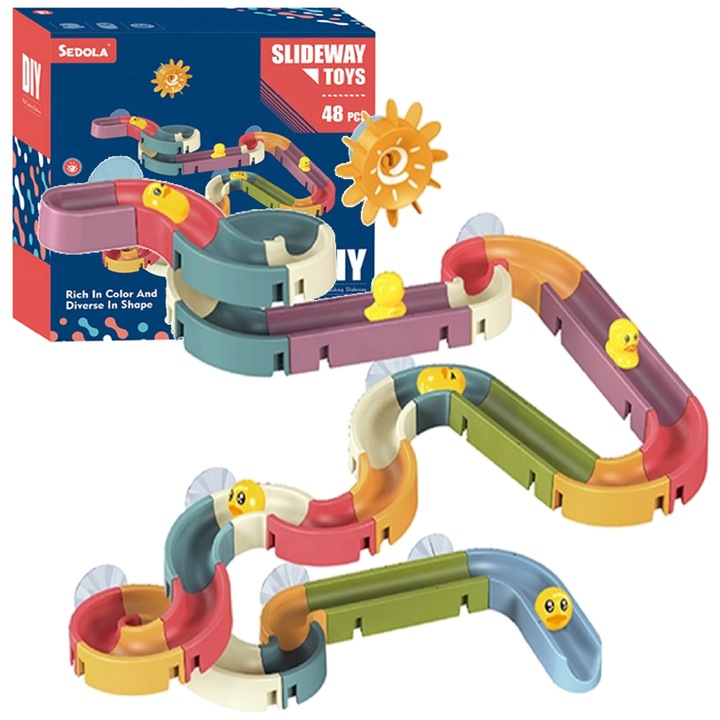 Vízicsúszda fürdőjátékhoz, Multicolor, 3 év+