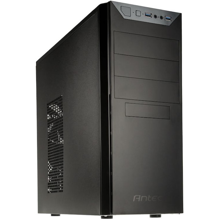 Carcasa computer, Aerocool, Middle Tower, Prism v3 ARGB ATX, Negru