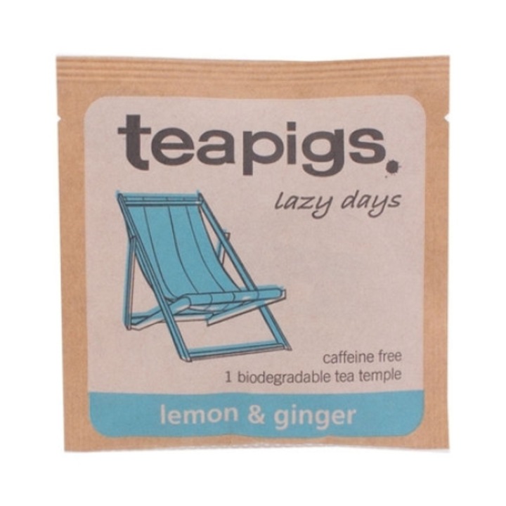 Ceai Lemon Ginger, Teapigs, Plic
