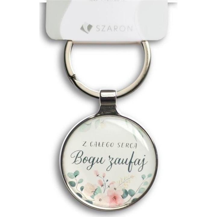 Breloc, Szaron, Metal, Argintiu