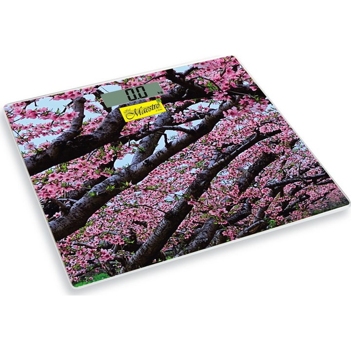 Кантар за баня Maestro MR-1823 Pink trees