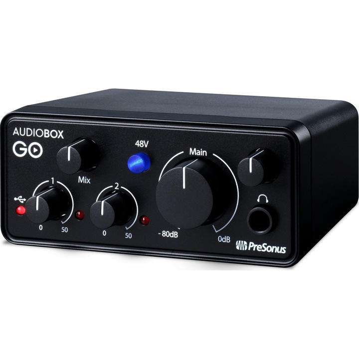 Interfata audio, PreSonus, USB, Negru