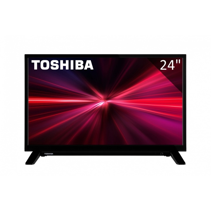 Smart TV, Toshiba, 60 см, Full HD, 1366 x 768, 24 инча, 3 кг, Bluetooth, черен