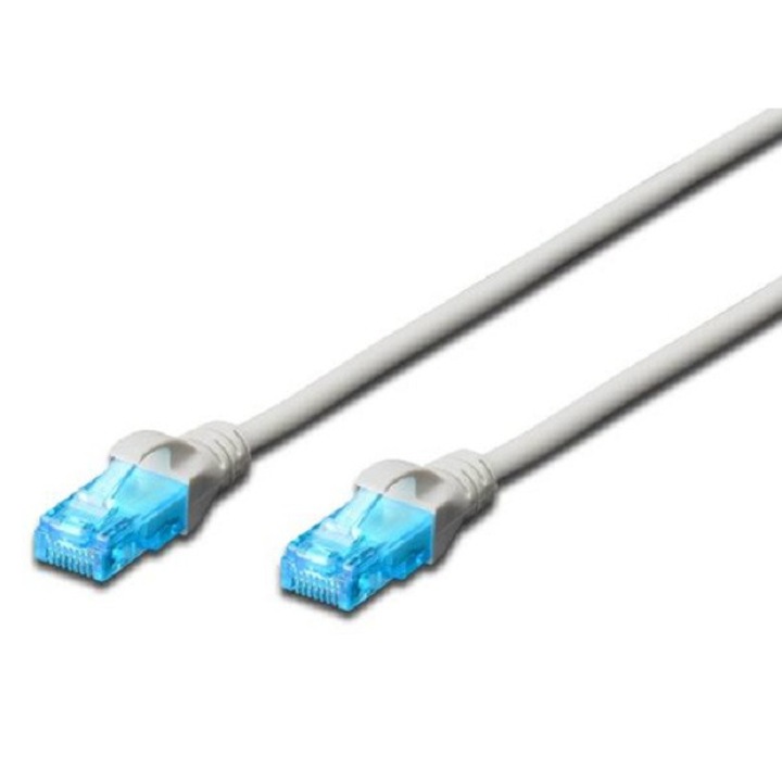 Cablu de date, Digitus, 1.5m, Gri/Albastru