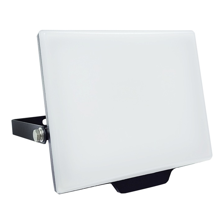 Proiector LED fara rama, Orno, Aluminiu\Policarbonat, Alb\Negru, IP65, 30W