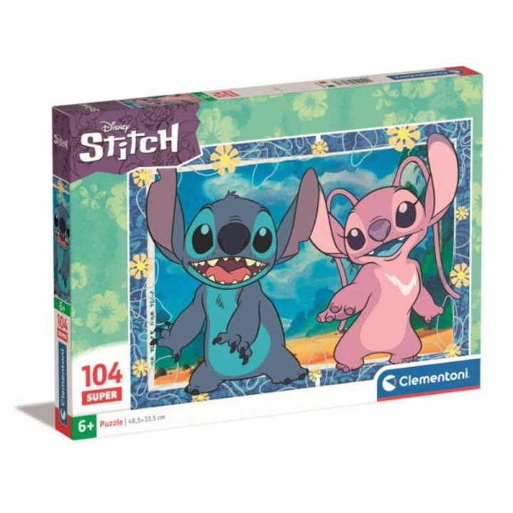 Детски пъзел Clementoni, Stitch, 104 части