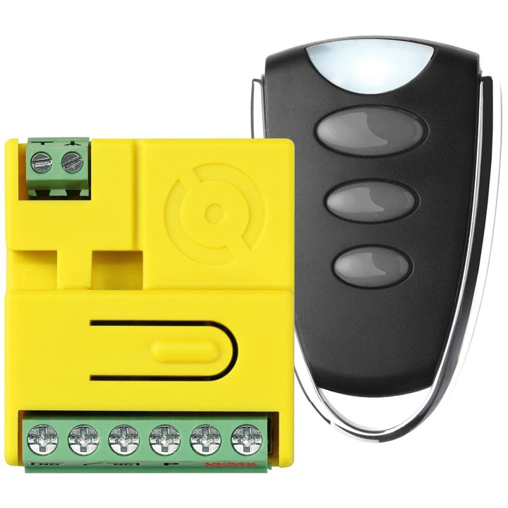 Kit telecomanda, Proxima, Negru/Galben