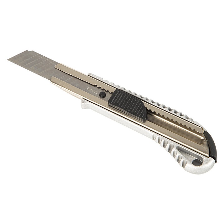 Cutit pliabil, Blow, Metal, 18 mm, Argintiu