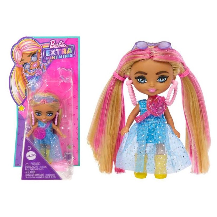 Papusa, Mattel Barbie, műanyag, többszínű