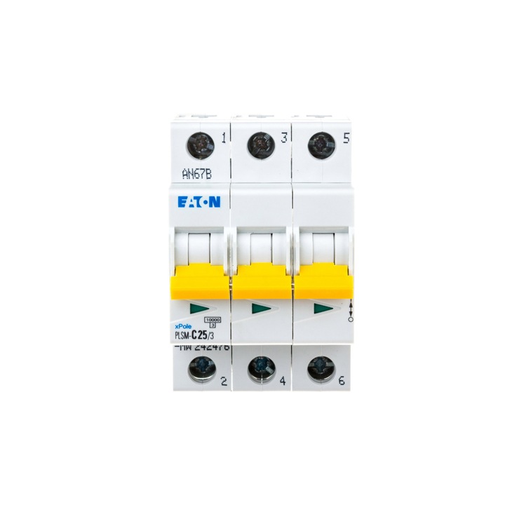 Електрически прекъсвачи, Eaton, 3P, 10kA, C, 242476