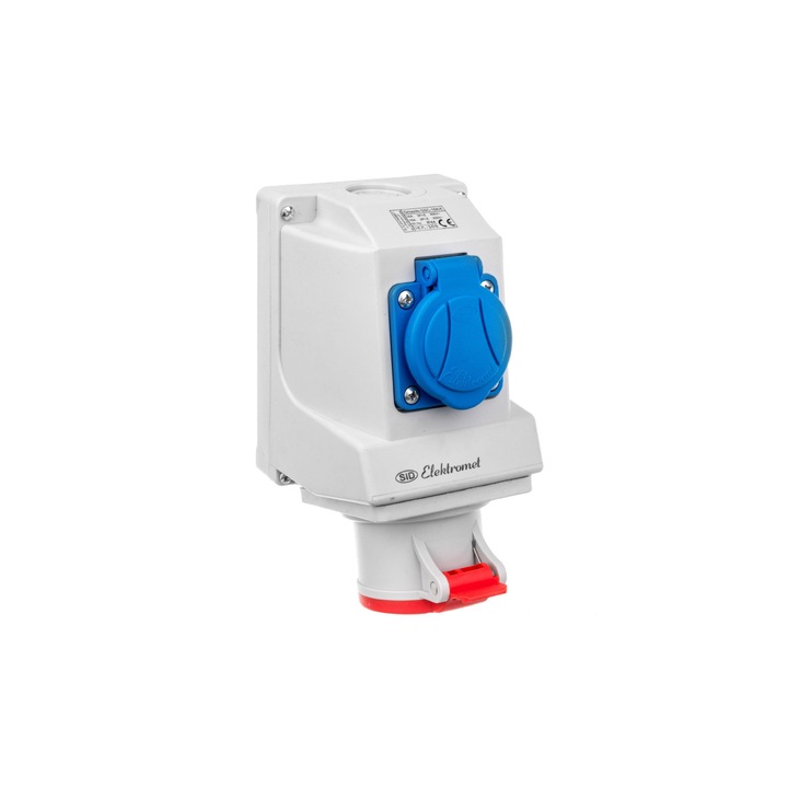 Фиксиран контакт, Elektromet, Пластмаса, 16A/4P/400V/IP44